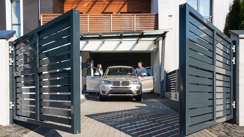 распашные ворота в Краснодаре